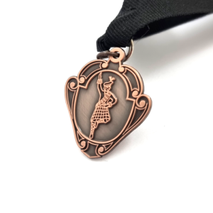 Bronze Mayer and Toye Highland dancing medal custom-mayer-and-toye-medal