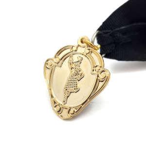 Gold Mayer and Toye Highland dancing medal custom-mayer-and-toye-medal