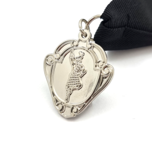 Silver Mayer and Toye Highland dancing medal custom-mayer-and-toye-medal