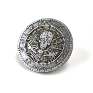 Junkers Coin - 55mm, Antique Gold and Silver Finish