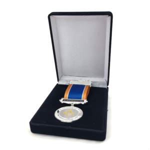 Freemasons medal - Black Velvet Presentation Box