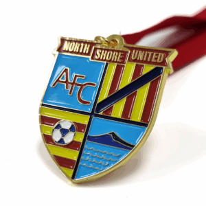 North Shore United AFC Football Medal