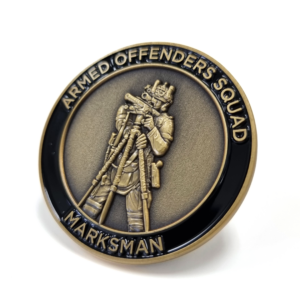 Armed Offenders Squad coin custom-challenge-coin-armed-offenders-squad