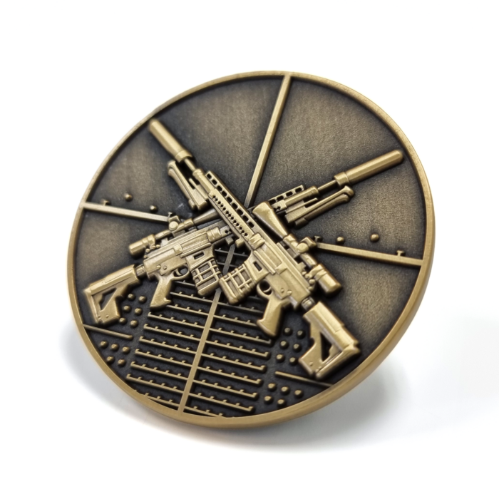 Armed Offenders Squad coin back custom-challenge-coin-armed-offenders-squad
