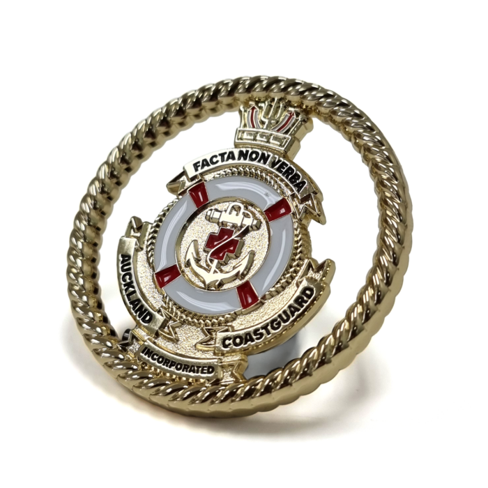Auckland Coastguard coin custom-challenge-coin-auckland-coastguard