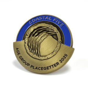 Coastal Five Age Group Placegetter 2025 coin custom-sports-coin-coastal-five