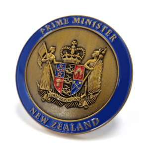 Prime Minister of New Zealand coin custom-commemorative-coin-new-zealand-government