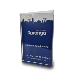 Raranga Award Blue