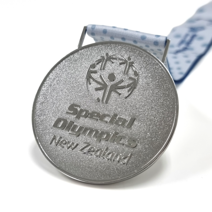 Special Olympics National Summer Games silver medal - custom-silver-event-medal-special-olympics