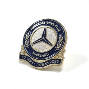 Mercedes-Benz 50 Year Club badge custom-badge-lapel-pin-mercedes-benz-club