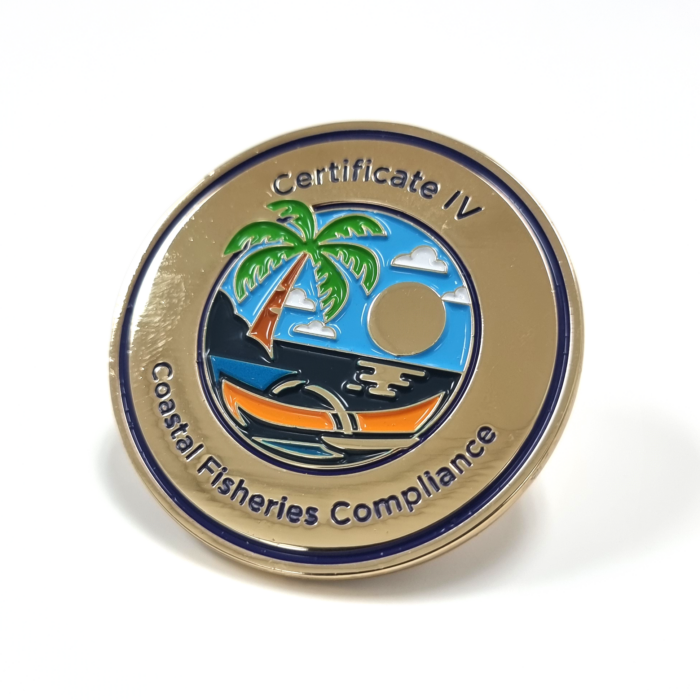 Coastal Fisheries Compliance Certificate IV coin custom-commemorative-coin-coastal-fisheries