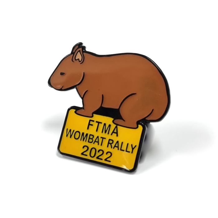 FTMA Wombat Rally Pin
