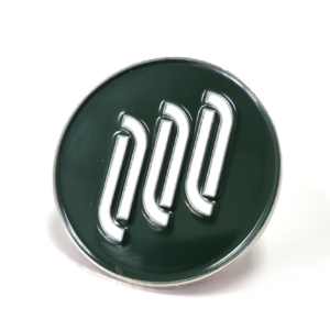 Green Three Lines Pin