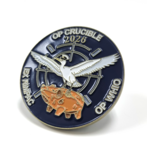 HMNZS Te Mana coin front custom-challenge-coin-hmnzs-te-mana