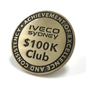 Iveco Sydney 100K coin custom-commemorative-coin-iveco
