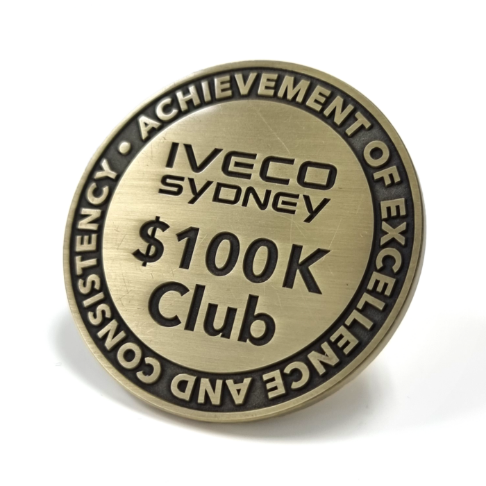 Iveco Sydney 100K coin custom-commemorative-coin-iveco