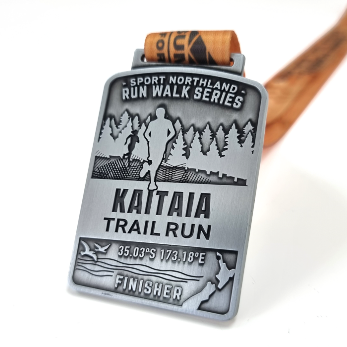 Kaitia Trail Run medal