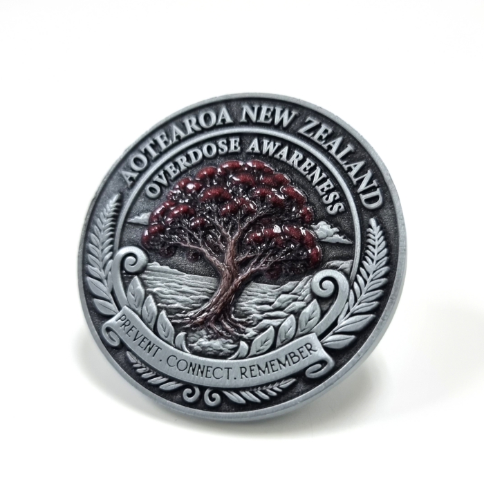 Overdose Awareness coin custom-coin