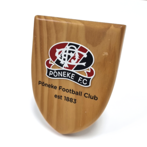 Poneke Football Club UV printed sield