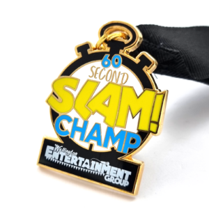 Slam Champ 60 Second Custom Entertainment Medal