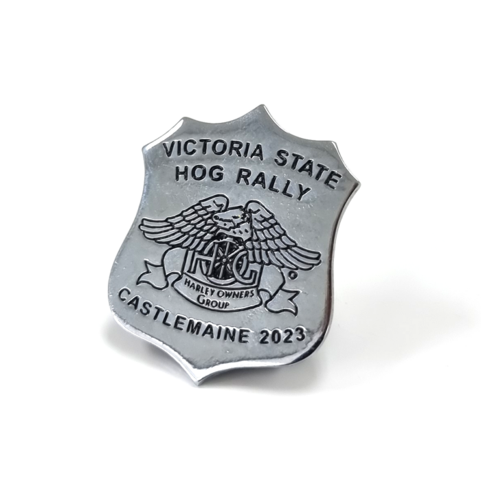 Victoria State Hog Rally Pin