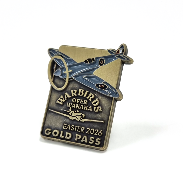 Warbirds over Wanaka Gold Pass 2026 pin