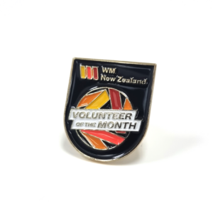 Waste Management Volunteer of the month pin