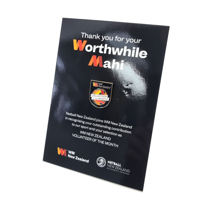 Waste Management backing card custom-backing-card-waste-management