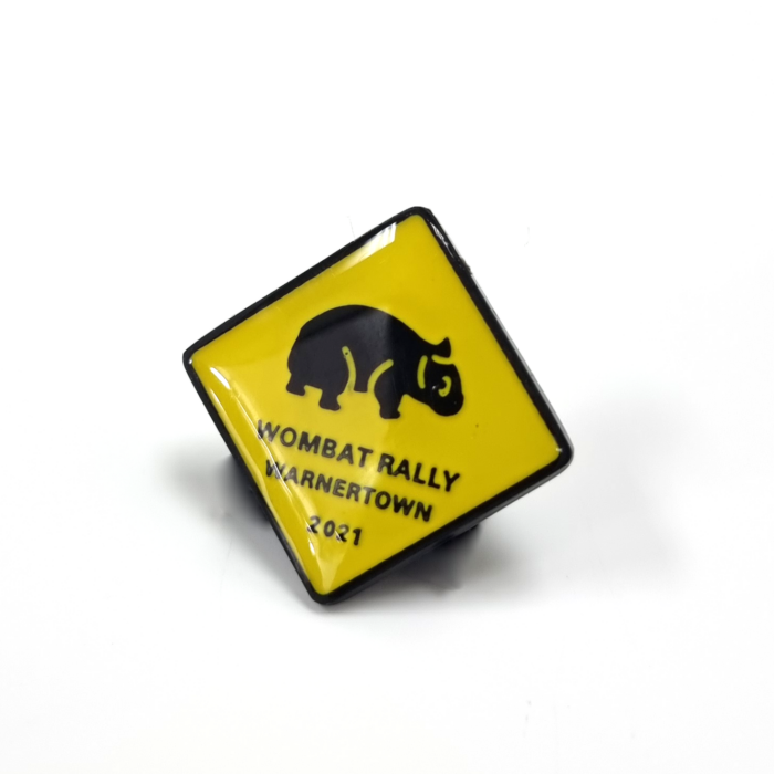 Wombat Rally Pin