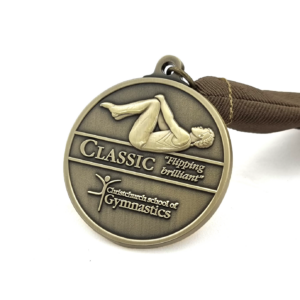 Christchurch School of Gymnastics Trampoline Custom Gymnastics Medal
