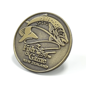 Fish and Game Pin