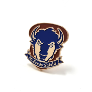 McEvedy Shield lapel pin