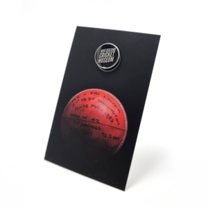 NZ Cricket Museum backing card