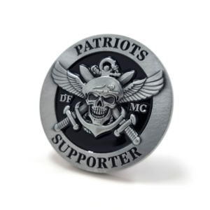 Patriots Supporter Motorcycle Club Challenge Coin