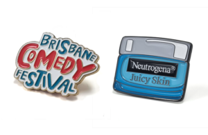 Custom enamel lapel pins and badges for corporate recognition
