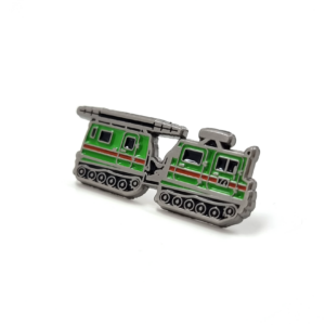 Scott Base snow machine lapel pin