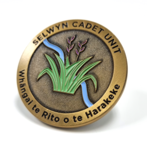 Selwyn Cadet Unit coin back